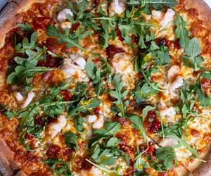 Shrimp pizza