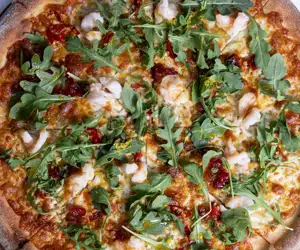 Shrimp pizza