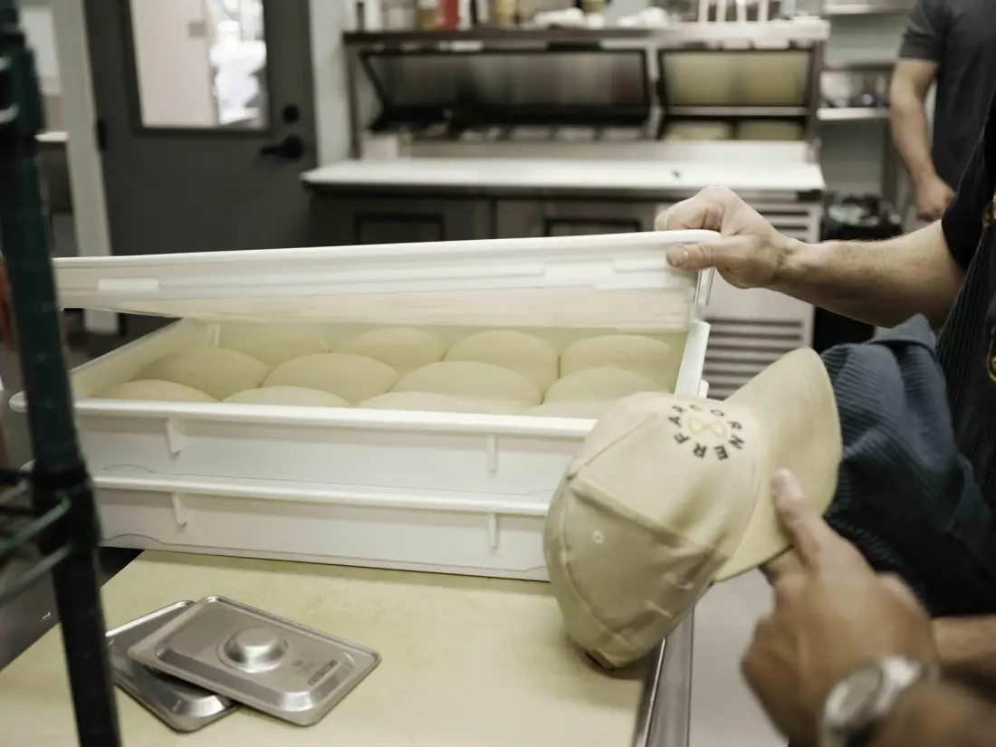 fresh dough at Far Corner