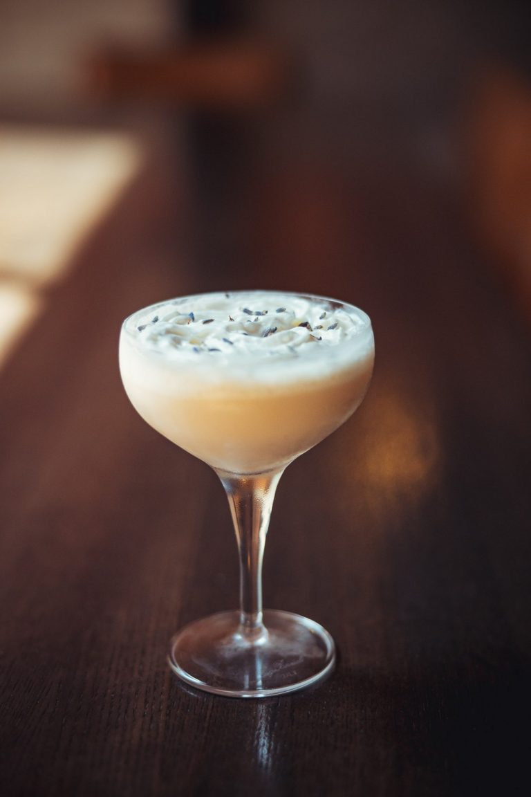 Espresso martini on the bar at Far Corner near the Gaslamp