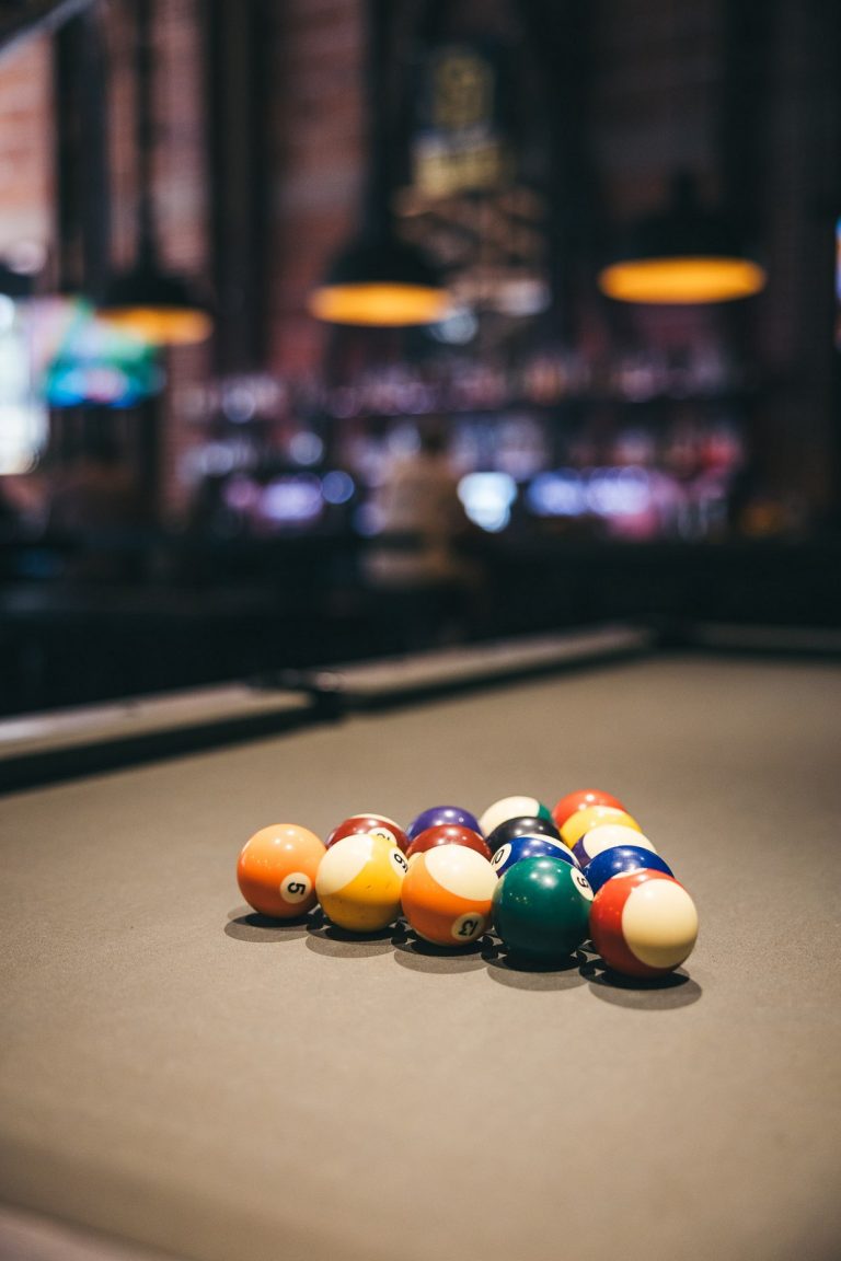 Pool table in the Far Corner lounge near Petco Park